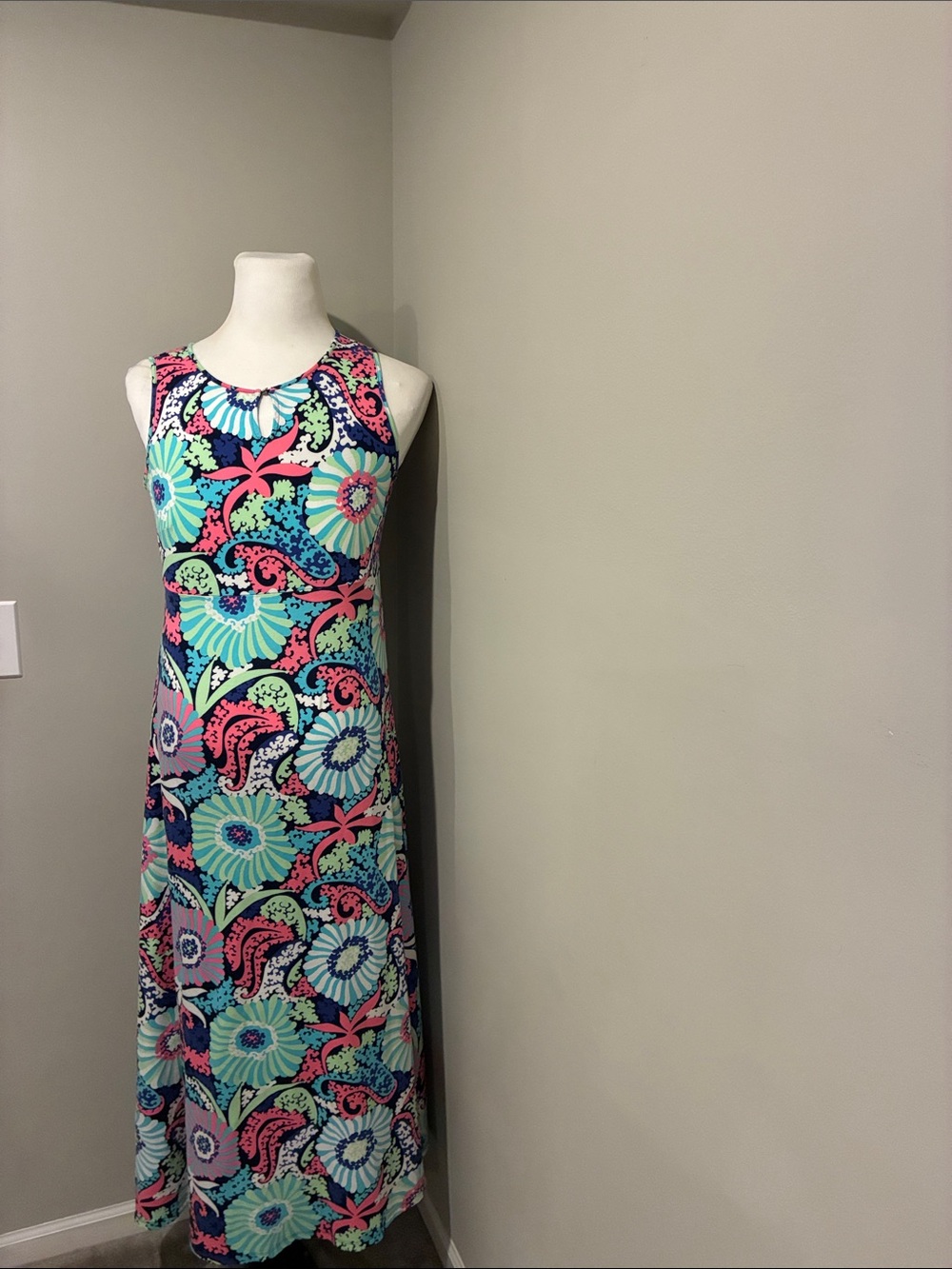 Talbots Floral Maxi Dress - Picture 4 of 5